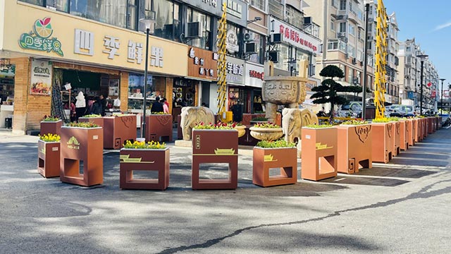 财富之窗组合花箱