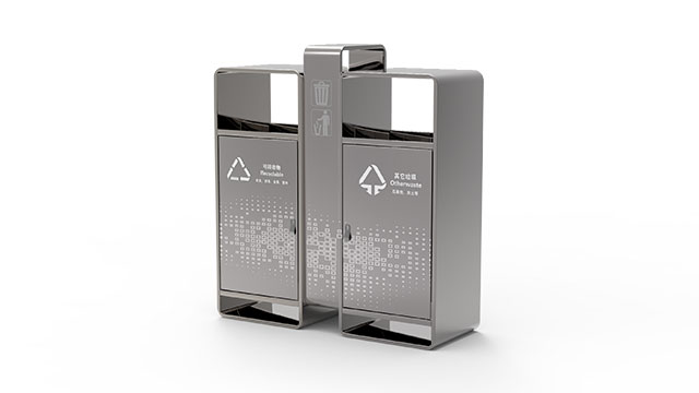 公园人行道果皮箱/环保垃圾桶