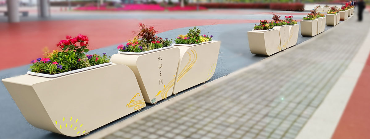 华彩绽放组合花箱