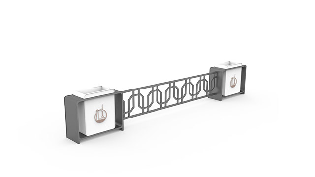 欣欣向荣花箱护栏