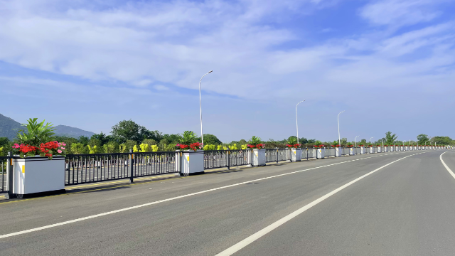 安庆机场大道-机非隔离花箱护栏