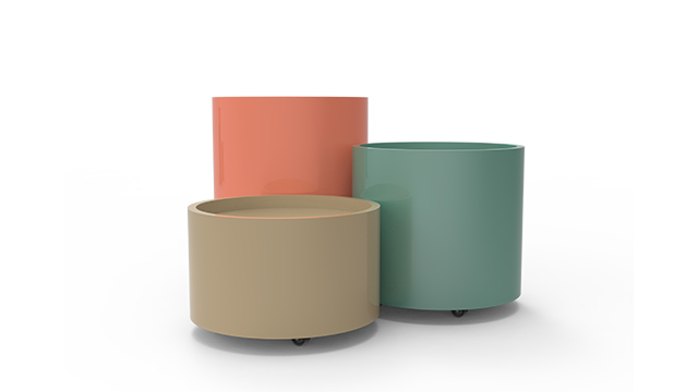 商业街区店铺组合花箱