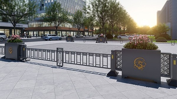 伸缩式花箱护栏可以用在商业街道中使用吗？