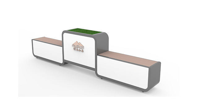 别墅庭院座椅花箱定制