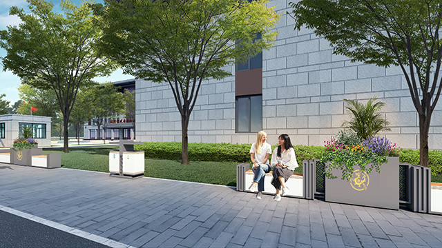 日新月盛花箱座椅