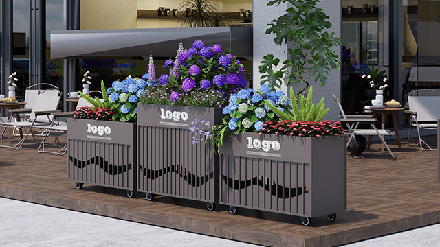 售楼中心接待处景观隔离