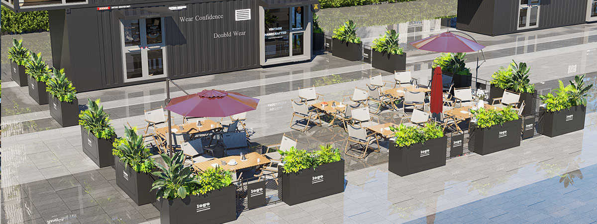 商业街区休闲应用场景