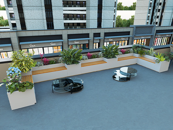 空中花园休息区案例