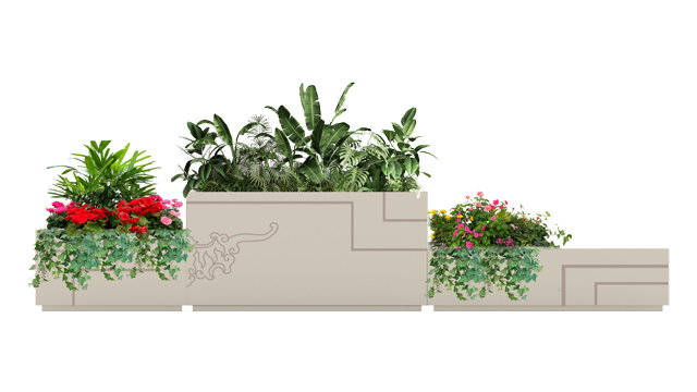 国泰民安组合花箱