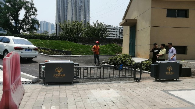 电动花箱护栏赋能武汉汉阳树公园：智能隔离与景观美学的完美融合