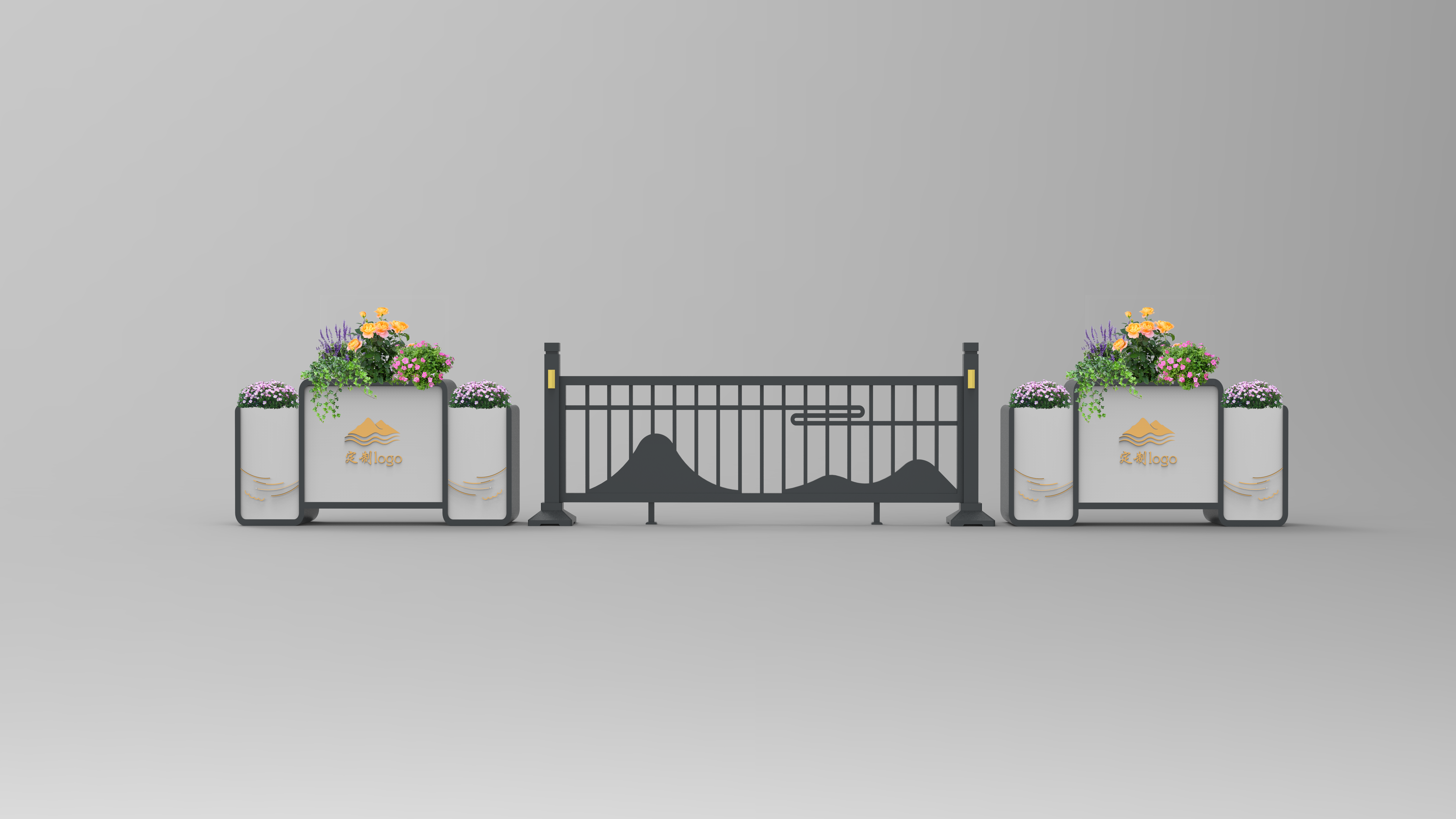 固定式花箱护栏【山水轻勾优享版】