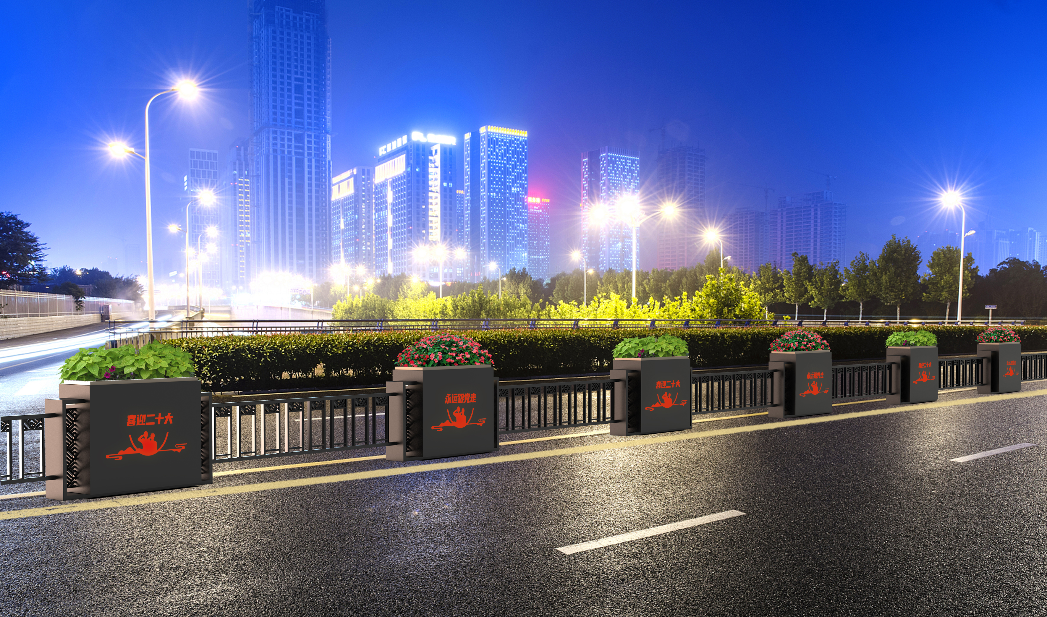 移动伸缩花箱护栏【百世千秋旗舰款】 移动伸缩花箱护栏【百世千秋旗舰款】