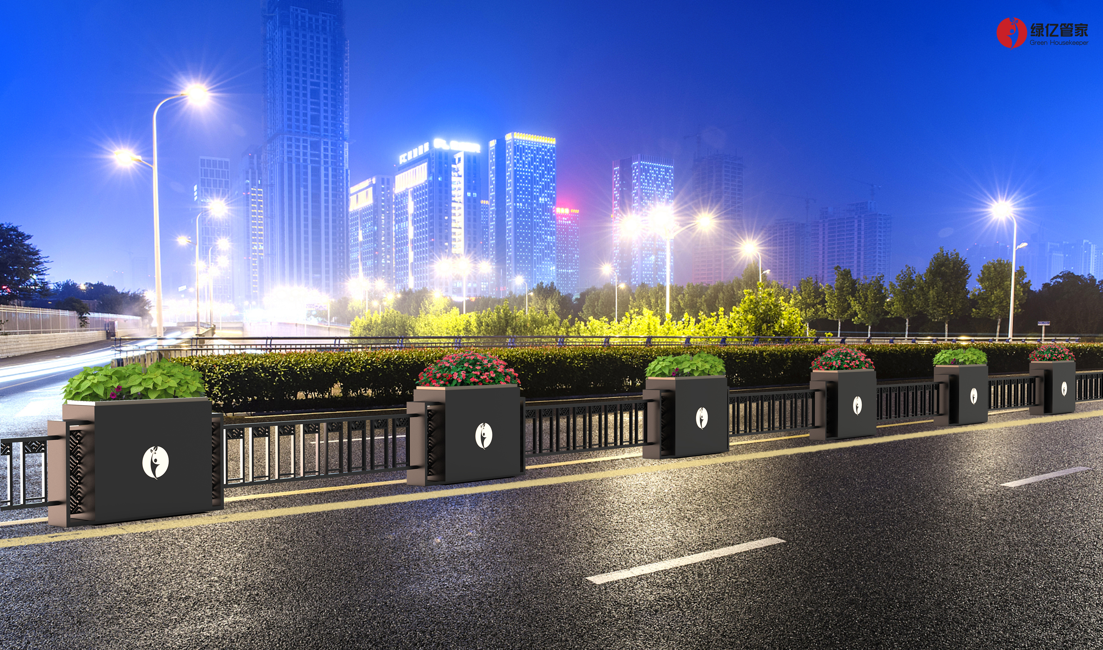 移动伸缩花箱护栏【百世千秋旗舰款】 移动伸缩花箱护栏【百世千秋旗舰款】