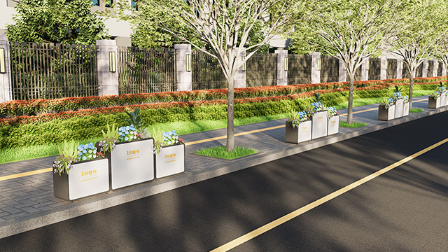 城市立体绿化新趋势：花箱从“容器”走向“景观装置”