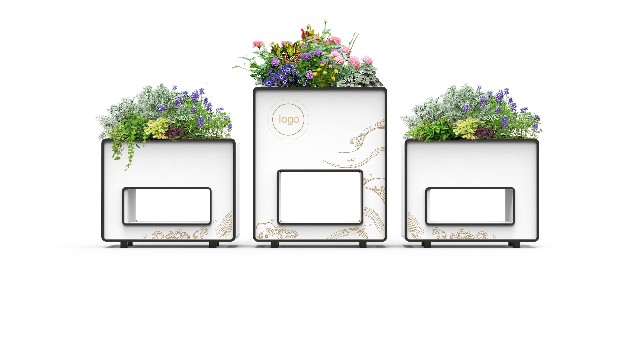 道路组合花箱