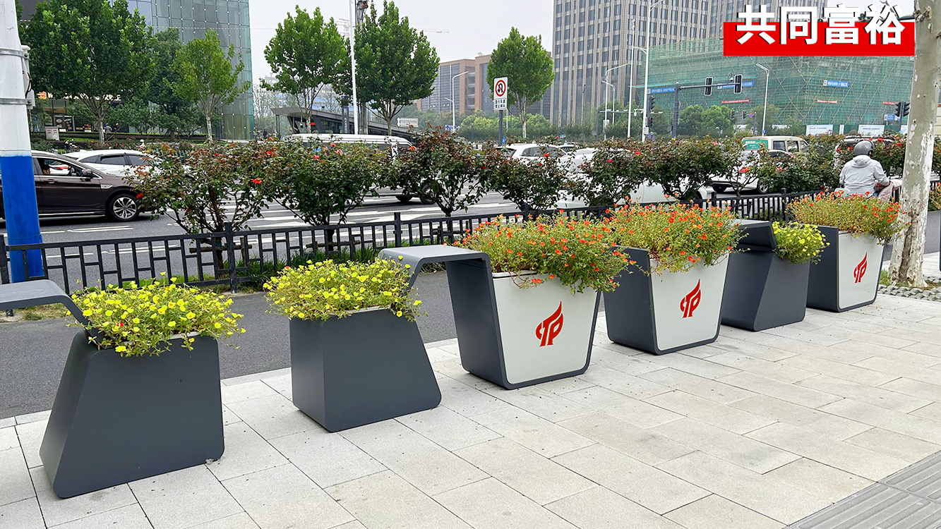 镀锌钢花箱不锈钢组合花箱