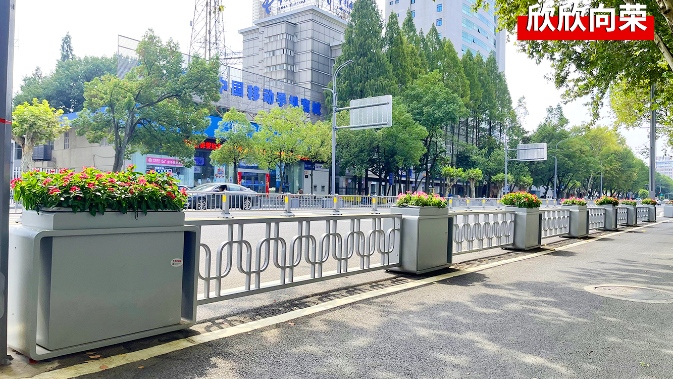 镀锌钢花箱护栏