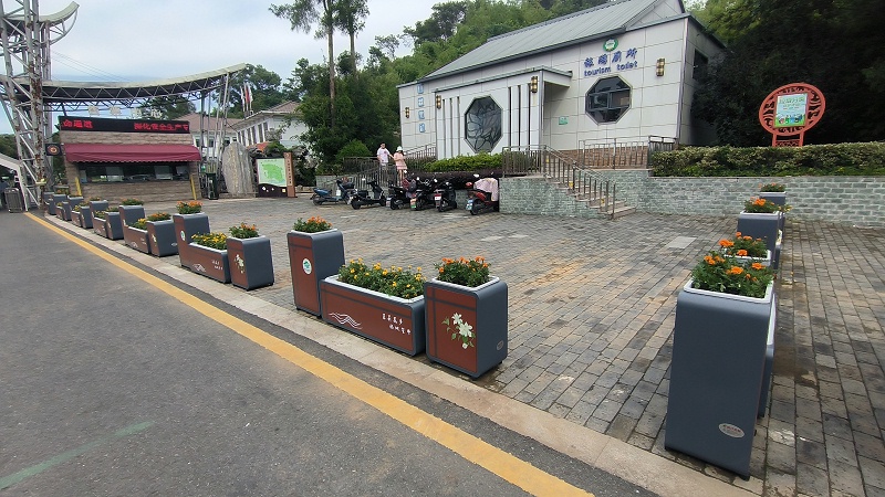 金牛湖纸短情长花箱实景