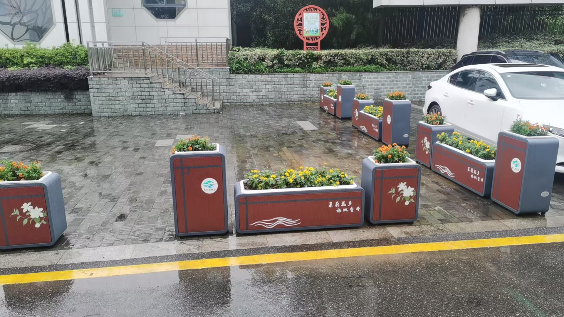 南京金牛湖“纸短情长”花箱案例｜文化IP+智慧养护