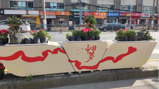 道路机非隔离不锈钢组合花箱 道路机非隔离不锈钢组合花箱