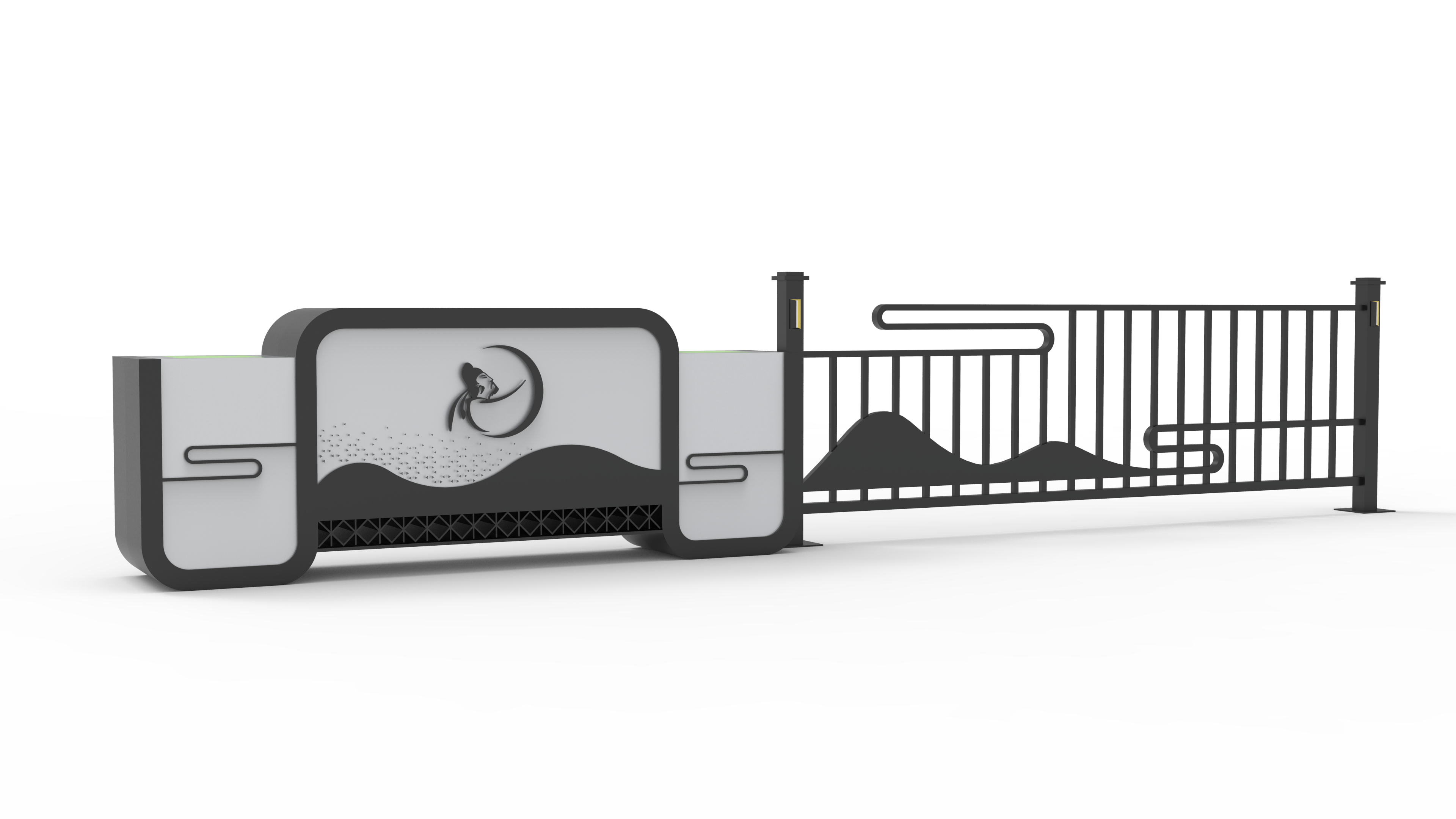 可移动伸缩花箱护栏【山水轻勾尊享版】