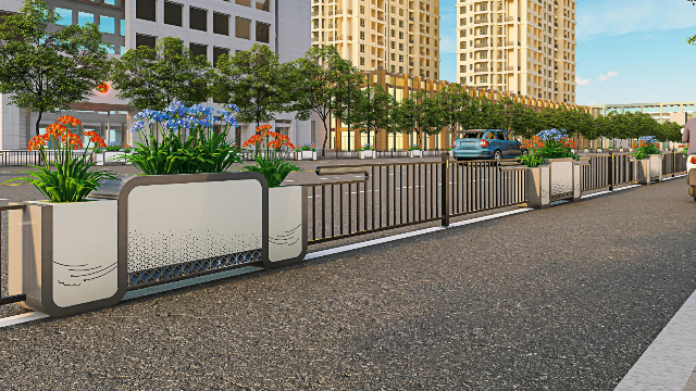 可移动伸缩花箱护栏【山水轻勾尊享版】