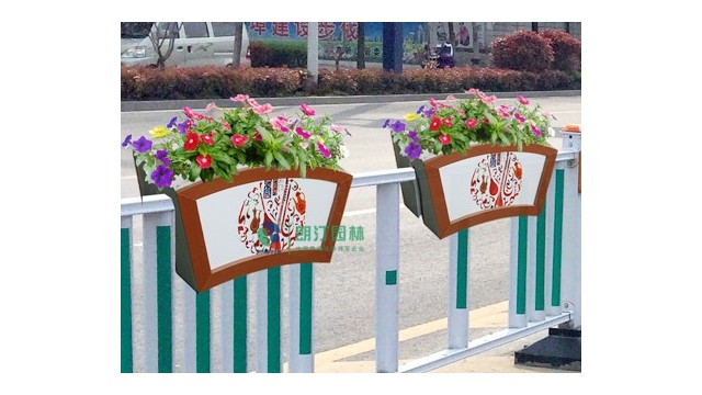 扇形UV画艺术花箱