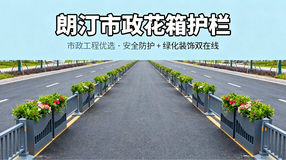 不锈钢道路隔离花箱：安全耐用 · 易维护 · 适配市政场景